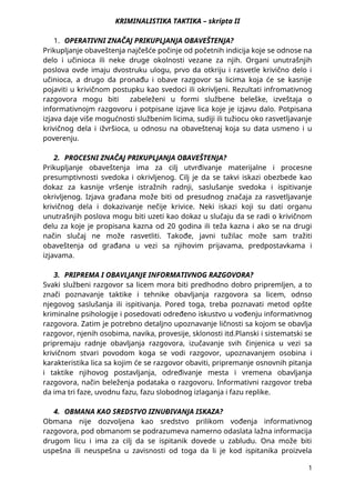 Kriminalistička taktika