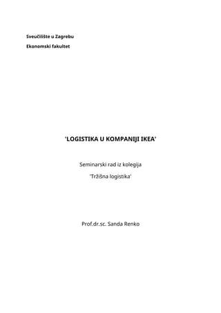 Logistika u kompaniji IKEA
