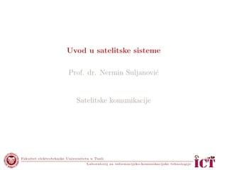 Satelitske komunikacije