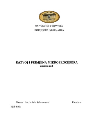 Razvoj i primjena mikroprocesora