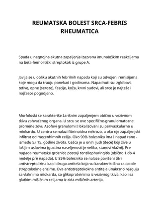 Reumatska bolest srca