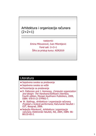 Analiza performansi računara A, B i C