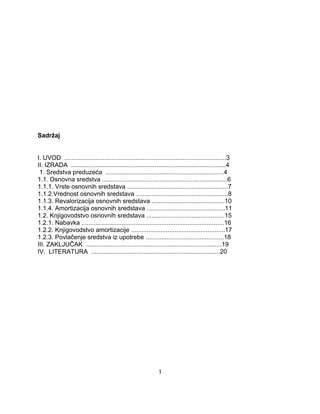 Osnovna sredstva preduzeća