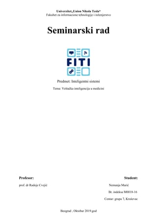 Inteligentni sistemi