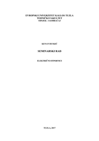 Električni otpornici