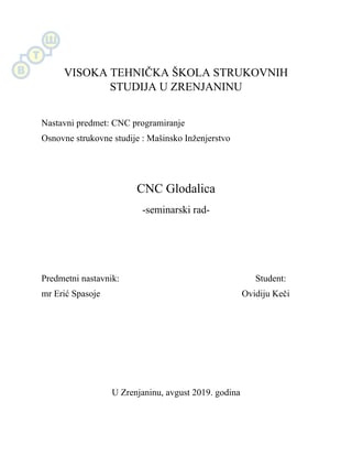 CNC Glodalica