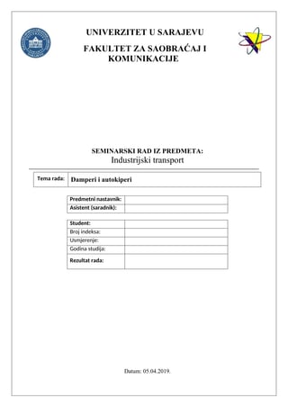 Analiza kipera i njihovih transmisija