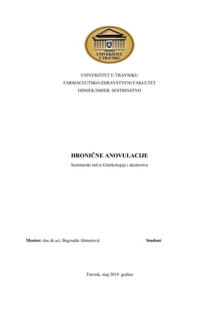 Hronične anovulacije