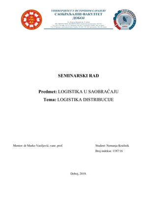 Logistika distribucije