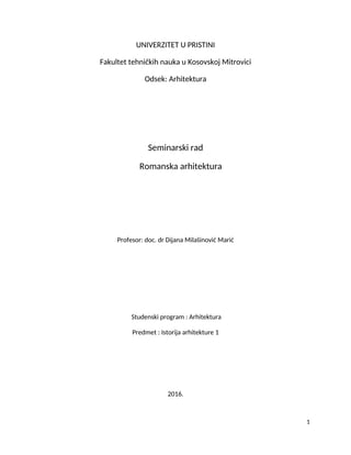 Romanska arhitektura