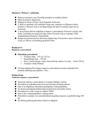 Platonova raščlamba države