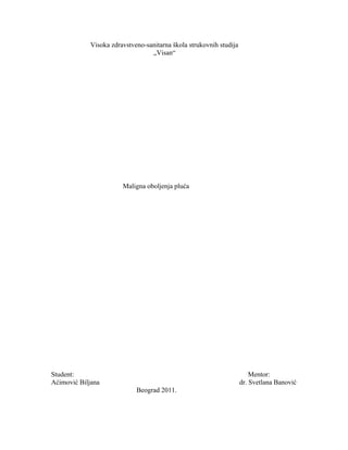 Maligna oboljenja pluća