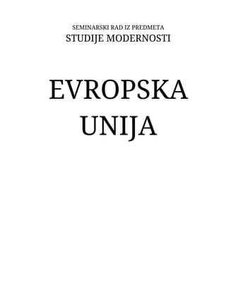 Evropska unija