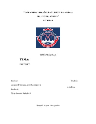 Rad i uloga medicinske sestre u savetovalištu za dijabetes