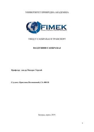 Vazdušni saobraćaj