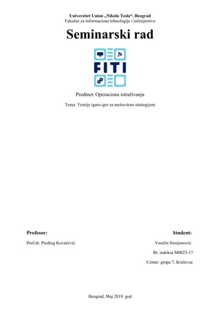 Inteligentni sistemi