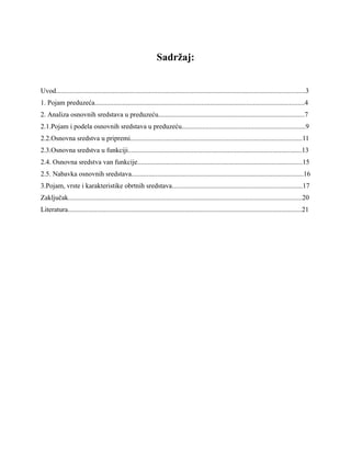 Izvori sredstava preduzeca