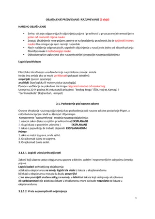 Metodologija naučno istraživačkog rada