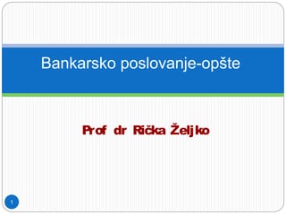 Bankarsko poslovanje