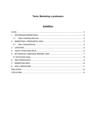 Marketing u preduzecu