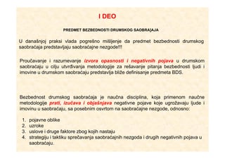 Fenemenologija saobraćajnih nezgoda