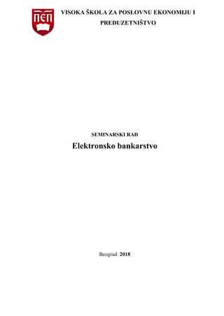 Elektronsko bankarstvo