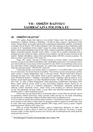 Održivi razvoj i saobraćajna politika EU