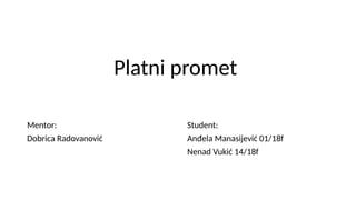 Platni promet