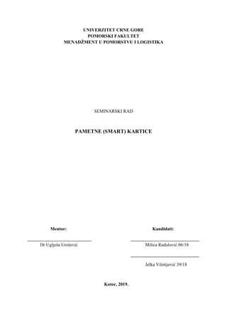 Smart kartice