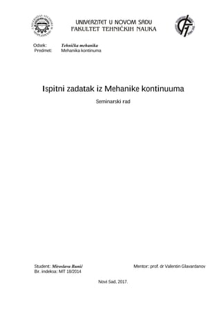 Mehanika kontinuuma