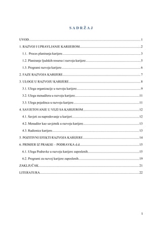 Upravljanje karijerom