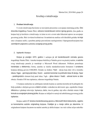 Leksičke greške – neologizmi i hipergeneralizacije u usvajanju maternjeg jezika