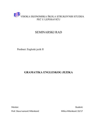 Gramatika engleskog jezika