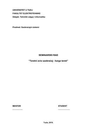 Vazdušni saobraćaj