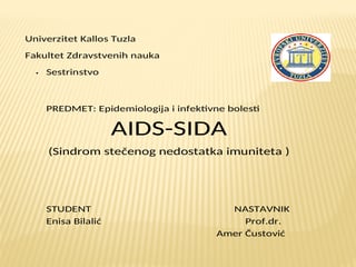 Aids-sida (sindrom stečenog nedostatka imuniteta)