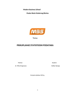 Prikupljanje statističkih podataka