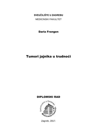 Tumori jajnika u trudnoći