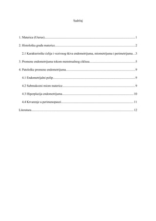 Fiziologija materice