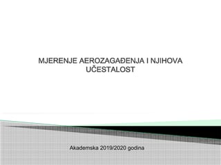 Merenje aerozagađenja