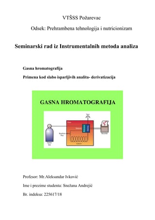 Gasna hromatografija