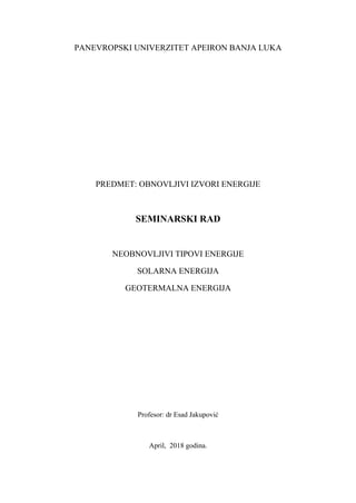 Obnovljivi izvori energije