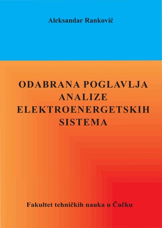 Odabrana poglavlja analize elektroenergetskih sistema