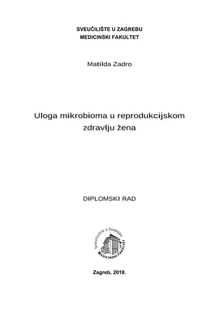 Uloga mikrobioma u reprodukcijskom zdravlju žena