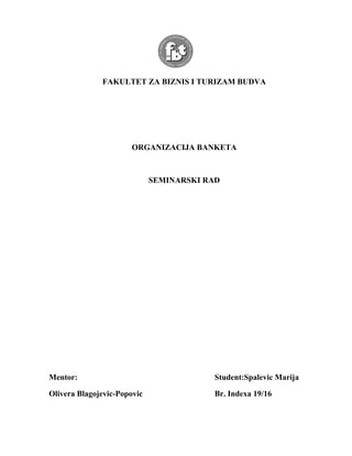 Organizacija banketa