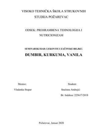 Lekovito i zacinsko bilje