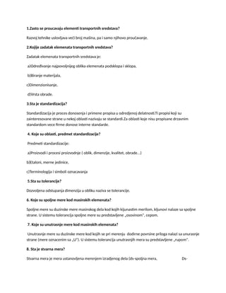 Elementi transportnih sredstva