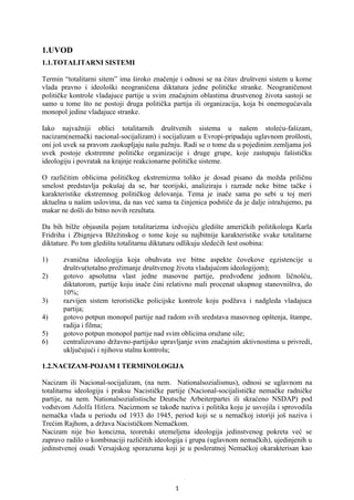 Nacizam: totalitarni sistem i njegova ideologija