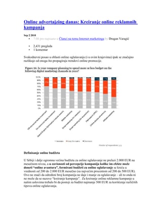 Online video advertising