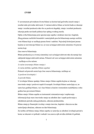 Analiza finansijskih izveštaja