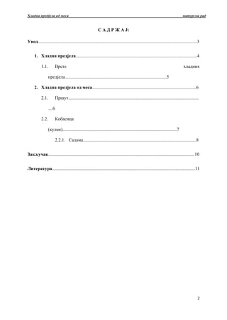 Hladna predjela od mesa